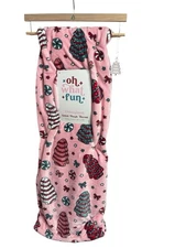 Oh What Fun Little Debbie Style Christmas Tree Cakes Cozy Throw Blanket 50x70