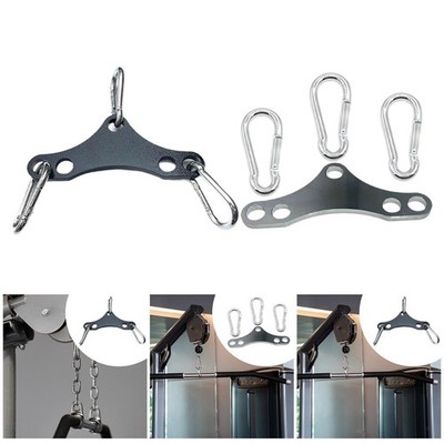 Pull Up Bar Joint Adapter Platte Trainingszubehör Karabiner Metall für