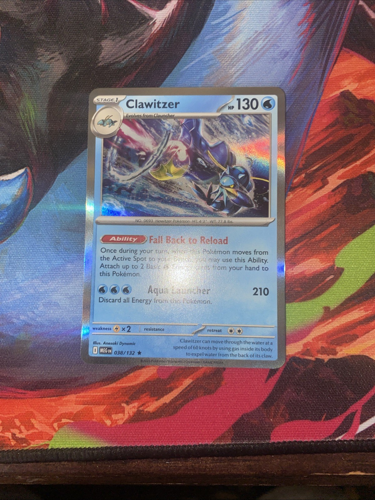 Clawitzer 038/132 Me01: Mega Evolution Holo