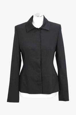Karen Millen Damen Jacke Gr. 38 (UK12) Schwarz Jacket