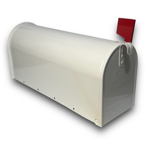 Post Master MailBox Roadside Classic White Standard Mailbox C1100W00 - Picture 2 of 15