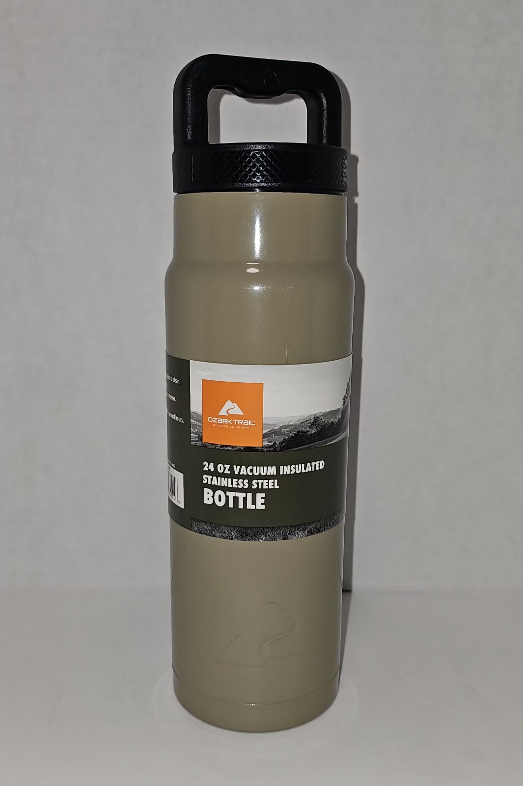 Ozark Trail 24 oz Water Bottle Stainless Steel New. Tan