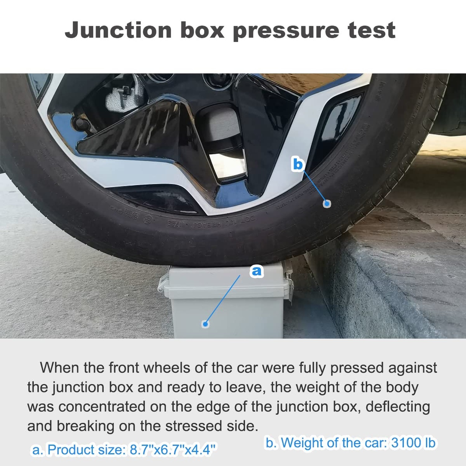 Large Waterproof Electrical Enclosure Box ip67 Outdoor Junction Box Plastic A...