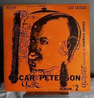 OSCAR PETERSON QUARTET 2 MGC168 1954 10'' FIRST PRESS JAZZ ALBUM KESSEL NEAR MINT