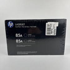 Nuevo sellado genuino HP LaserJet 85A negro paquete doble cartuchos de impresión tóner CE285A