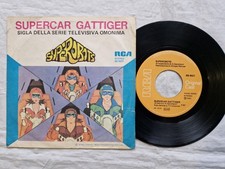 SUPEROBOTS SUPERCAR GATTIGER 45 GIRI Sigla TV 1981 ROCKING HORSE MYSHA RARISSIMO