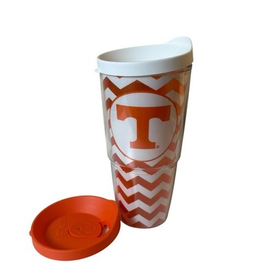 Tennessee Volunteers UT Tervis Tumbler 24 oz EUC Includes 2 Lids Rocky Top