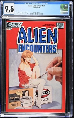 Alien Encounters 10 CGC 9.6 Dave Stevens Back Cover