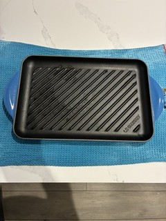 Le Creuset Griglia in Pietra Ghisa Blu 32 cm