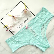 Victoria's Secret Tease Lace Cheeky Panty Waterfall  New Peony Size S/L/XL