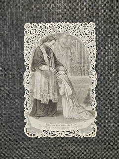 Image Pieuse Canivet Bouasse Lebel 996 Reception d'une Enfant de Marie