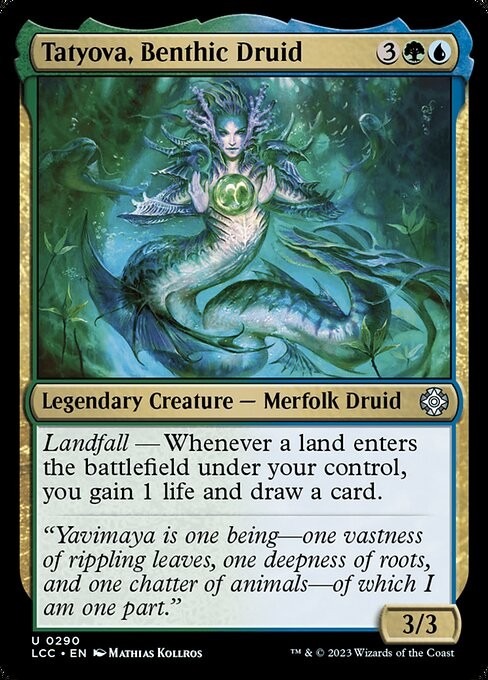 Tatyova, Benthic Druid 290 U Normal LCC MTG NM