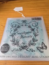 Iron Orchid Designs IOD Decor Stamp Countryside Memoirs Smaller Stamps
