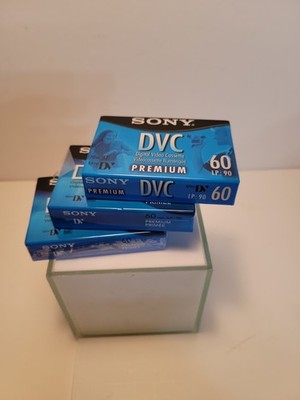 Sony DVM60PRR Premium Mini DV 60 Minute DVC Digital Video Cassette Lot Of 3