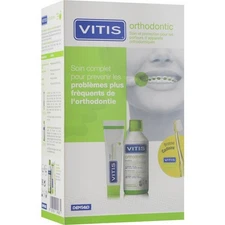 Set Dentaid Vitis Orthodontic (toothpaste/100ml + toothbrush + mouthwash/500ml)