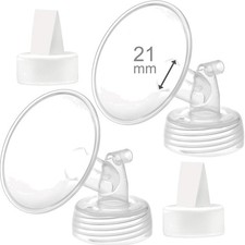 Effortless Replacement: 21mm Flanges  Duckbill Valves for Spectra Breast Pumps