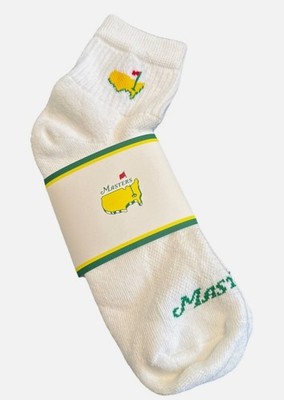 2026 Masters Golf White Socks Masters Logo Augusta National New
