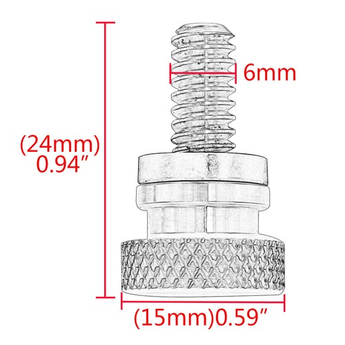 Chrome Rear Fender Seat Bolt Screw For Harley Dyna Street Bob Fat Bob Wide Glide - Picture 4 of 12