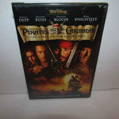 Pirates of the Caribbean: The Curse of the Black Pearl DVD 2-Discs New Sealed