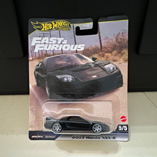 Hot Wheels Fast & Furious 2003 Honda NSX-R Black 1:64 Diecast Unopened