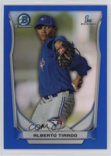 2014 Bowman Chrome Prospects Blue Refractor 53/250 Alberto Tirado #BCP8 0ty6