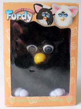 RARO VINTAGE ANNI 90 ELETTRONICO FURDY PURBY POOPI FOOBI FURBY KO OCCHI BLU NUOVO!