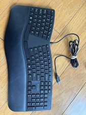 Kensington Pro Fit Ergonomic Wired Keyboard   Black K75400US   Used Tested