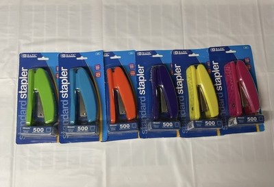 Standard Stapler (26/6) With 500 Ct With 6 Colors
