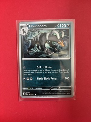 Houndoom 63/131 Pokémon TCG S&V Prismatic Evolutions Masterball Common Holo NM