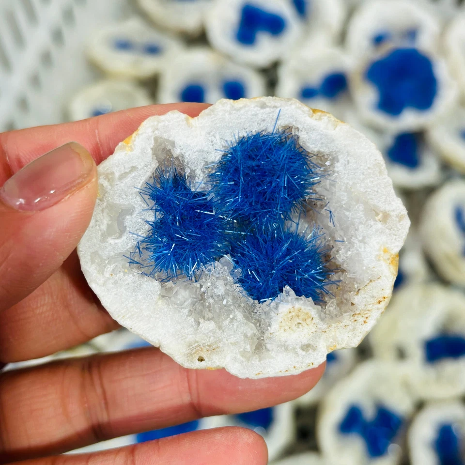 1pc Natural Agate Geode Quartz Crystal Energy Mineral Specimen Reiki Decor - Image 4 of 4