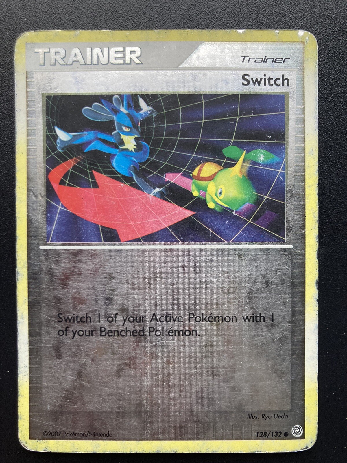 Switch 128/132 Reverse Holo Secret Wonders Pokemon Card DMG