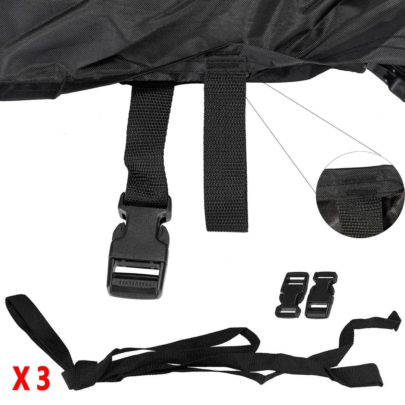 NEVERLAND Waterproof Utility Vehicle Cover Side-by-Side Storage Heavy Duty 300D