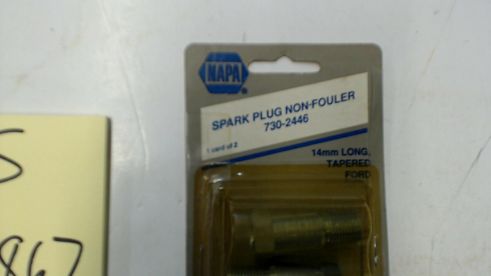 Napa 7302446 14mm Long Tapered Spark Plug NonFouler card of 2 eBay