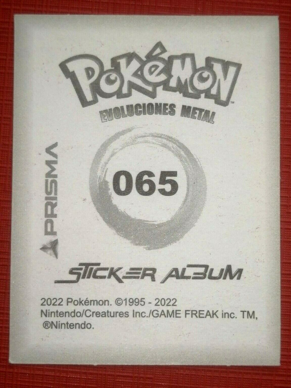 POKEMON POKEDEX Sticker EF #064-065 KADABRA / ALAKAZAM Edition PERU 2022