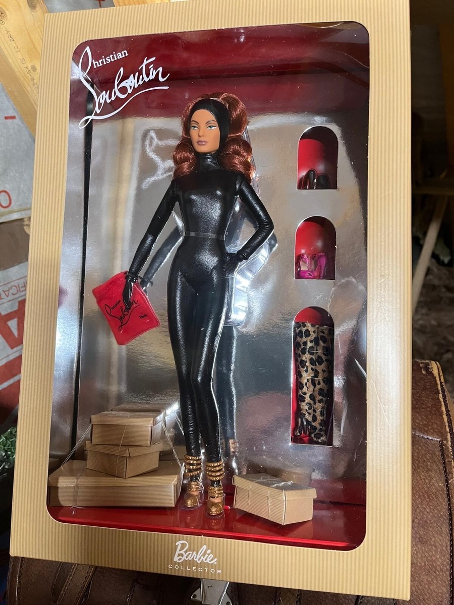 Christian Louboutin Cat Burglar Barbie Doll Gold Label Collector