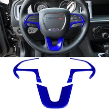 Steering Wheel Cover Trim for Dodge Challenger Charger 15+ Interior Accessories
