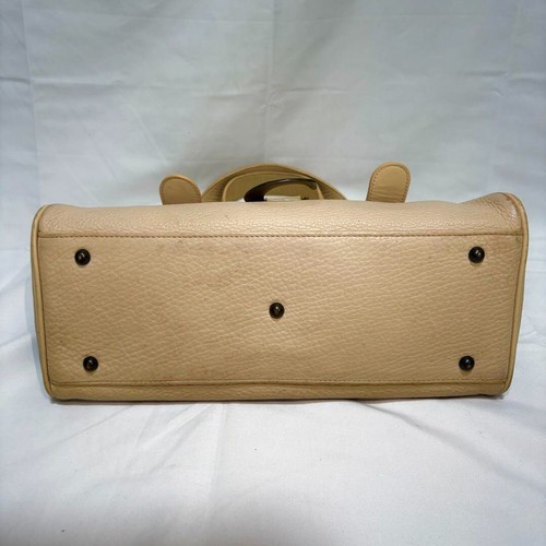 Chloe Shoulder Bag Beige Hand Bag Leather Strap Original Authentic Rare - Picture 9 of 11