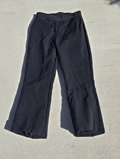 Obermeyer Women's Wool Blend Vintage Black Ski Snowboard Snow Pants 12R