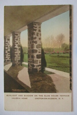 Rare 1908? Croton-on-Hudson Westchester New York NY Handcolored Post Card