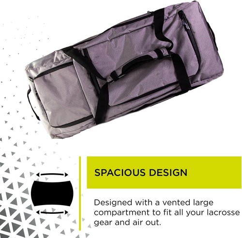 Epoch Lacrosse - Elite Gear Bag for Men and Women – Lacrosse Duffle Bag, R - Picture 2 of 6