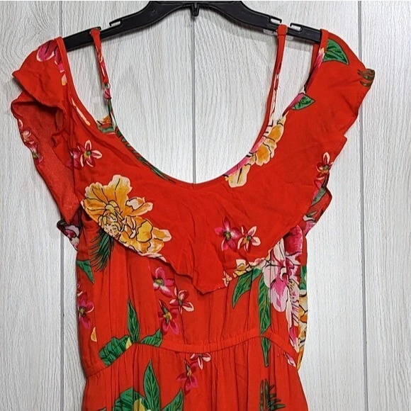Old navy top red floral dress