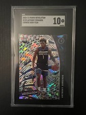 Anthony Edwards 2020-21 Panini Revolution Chinese New Year #125 RC Rookie SGC 10