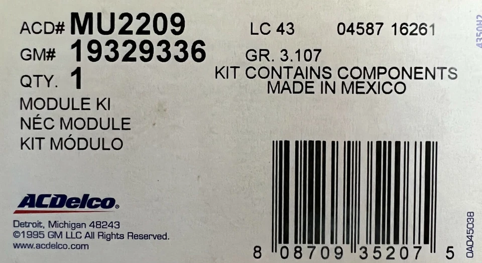 Nuevo módulo de bomba de combustible OEM ACDelco para 2007-2017 Enclave Traverse Acadia Outlook Foto 3 de 3