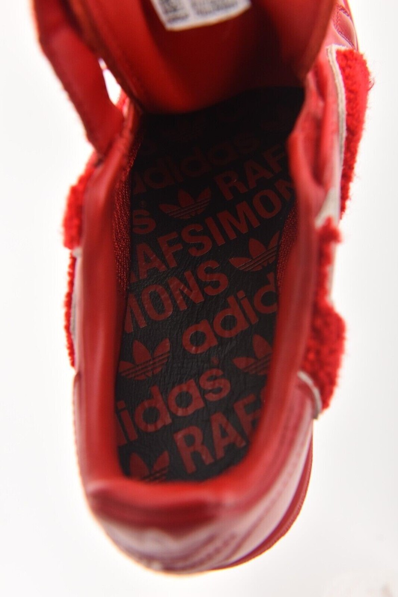 New Adidas X Raf Simons Red Stan Smith Comfort Badge EU 42 New Adidas X Raf Simons Red Stan Smith Comfort Badge EU 42