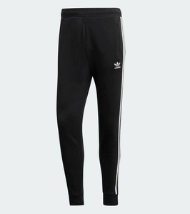 Calça Adidas Trefoil Fleece Open Hem Adidas Originals Men S 3 Stripes Fleece Pants Black White Dv1549 D Ebay