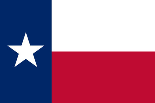 2 pegatinas de coche bandera del estado de EE. UU. ""TEXAS"" bandera pegatina bandera 8 cm - Imagen 1 de 1