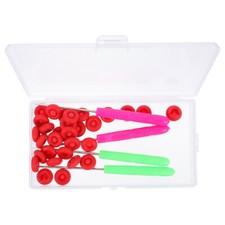 34pcs Glass Glue Sealing Covers Mouth Sealing Covers Glue Sealing Cover