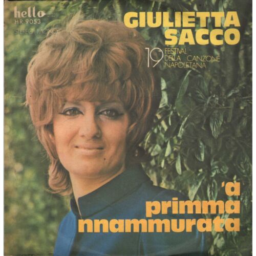 Giulietta Sleeping Vinyl 7 " 45 RPM 'A Primma Nnammurata / Addio New - Picture 1 of 2