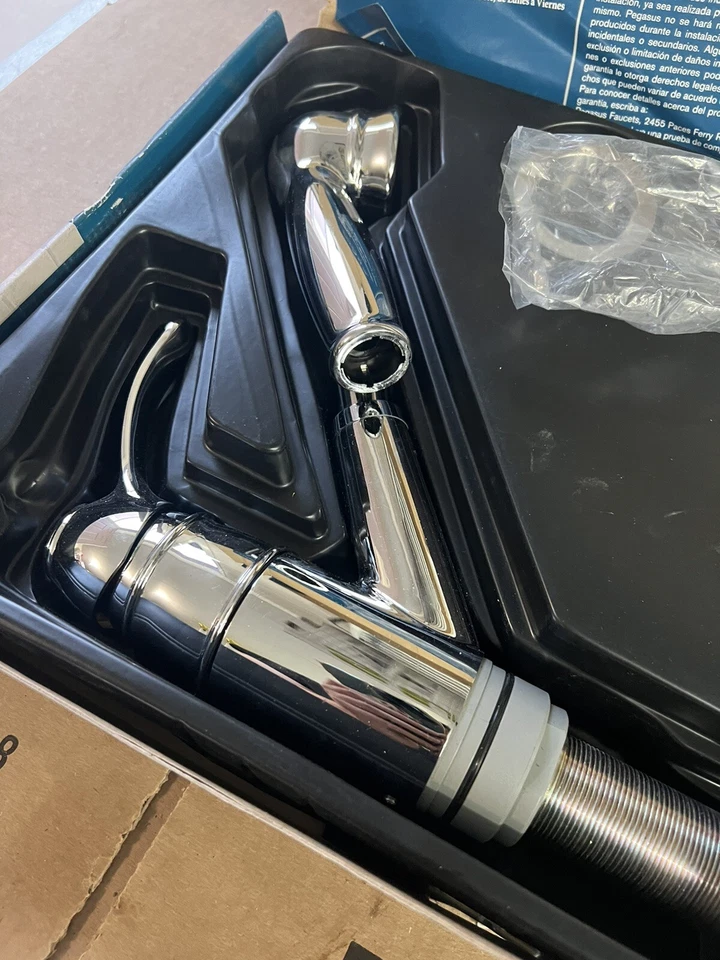 Pegasus 豪华 903 158L 单手柄下拉式喷雾器厨房龙头/铬合金 — 第 3/4 张图片