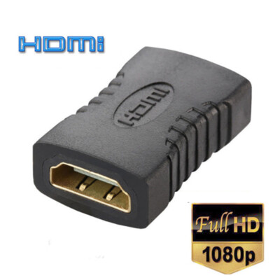 HDMI Female to Female Coupler Connector Extender Adapter Cable HDTV 1080P 4K